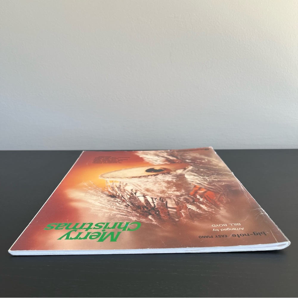 Big Note Easy Piano Merry Christmas Book Bill Boyd Hal Leonard 1987 Sheet Music - Picture 5 of 16